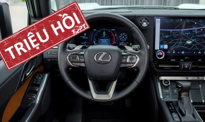 Triệu hồi Lexus GX 550 tại Việt Nam vì lỗi cụm đồng hồ táp-lô